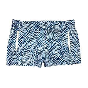 Reel Legends Performance Adventure Shorts  Women's Size L  Pull-on Blue Print